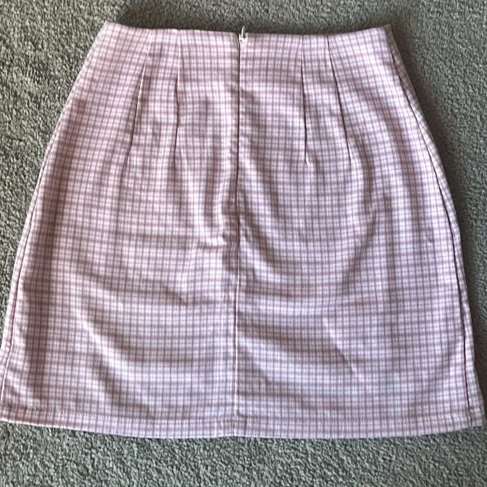 Brandy Melville Plaid Cara Mini Skirt!